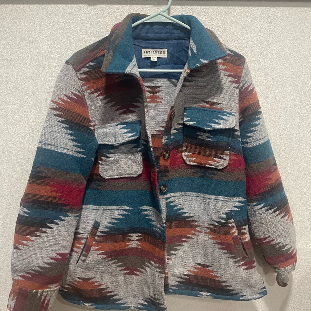 Idyllwind Aztec Patterned Jacket - image 1